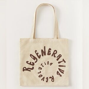 Christy Dawn Regenerative Revolution Cotton Canvas Book Tote Bag